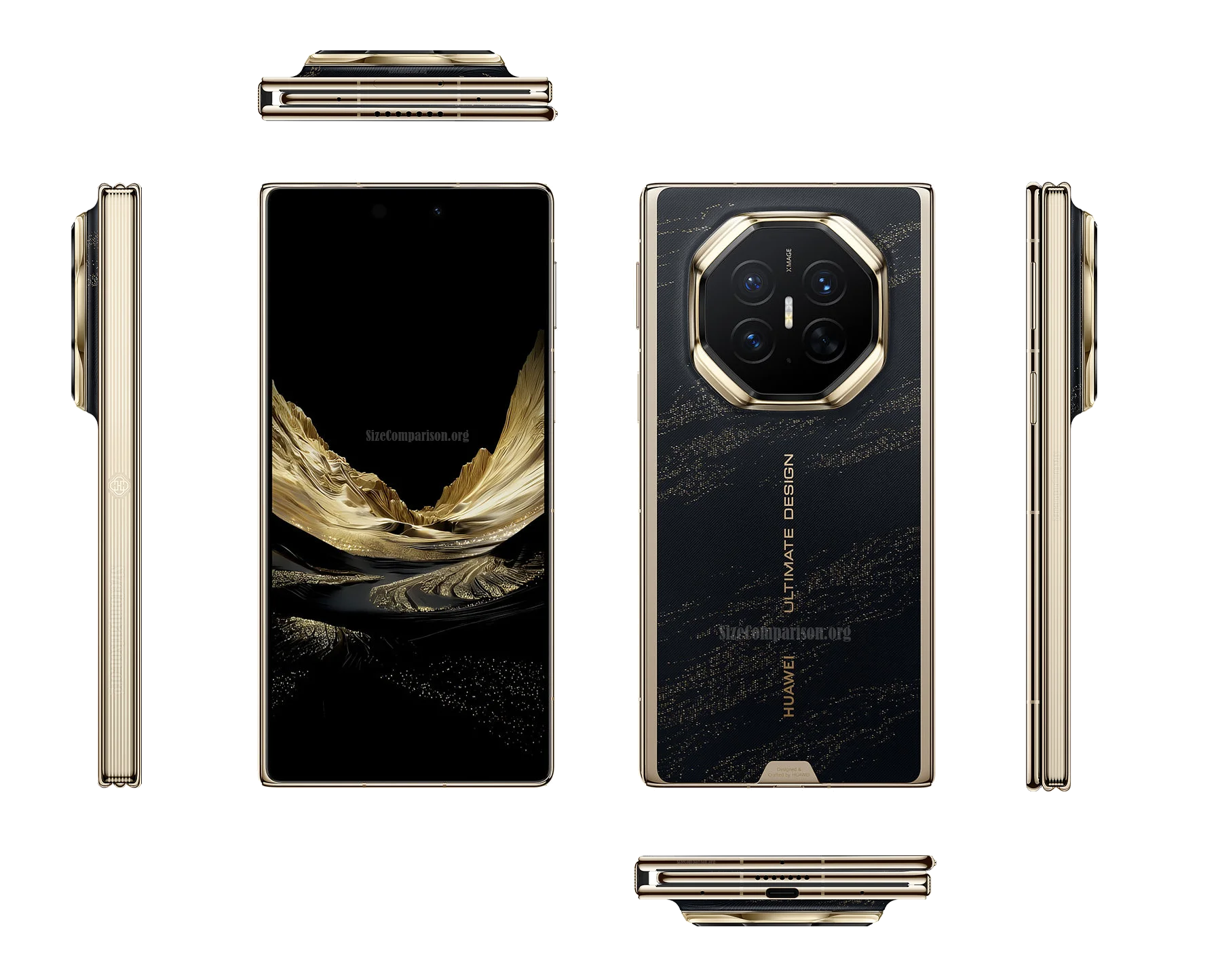 HUAWEI Mate XT 2(閉じ)の多面製品シート
